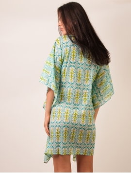 Rochie Dama Heavy With Boom Verde Si Albastru